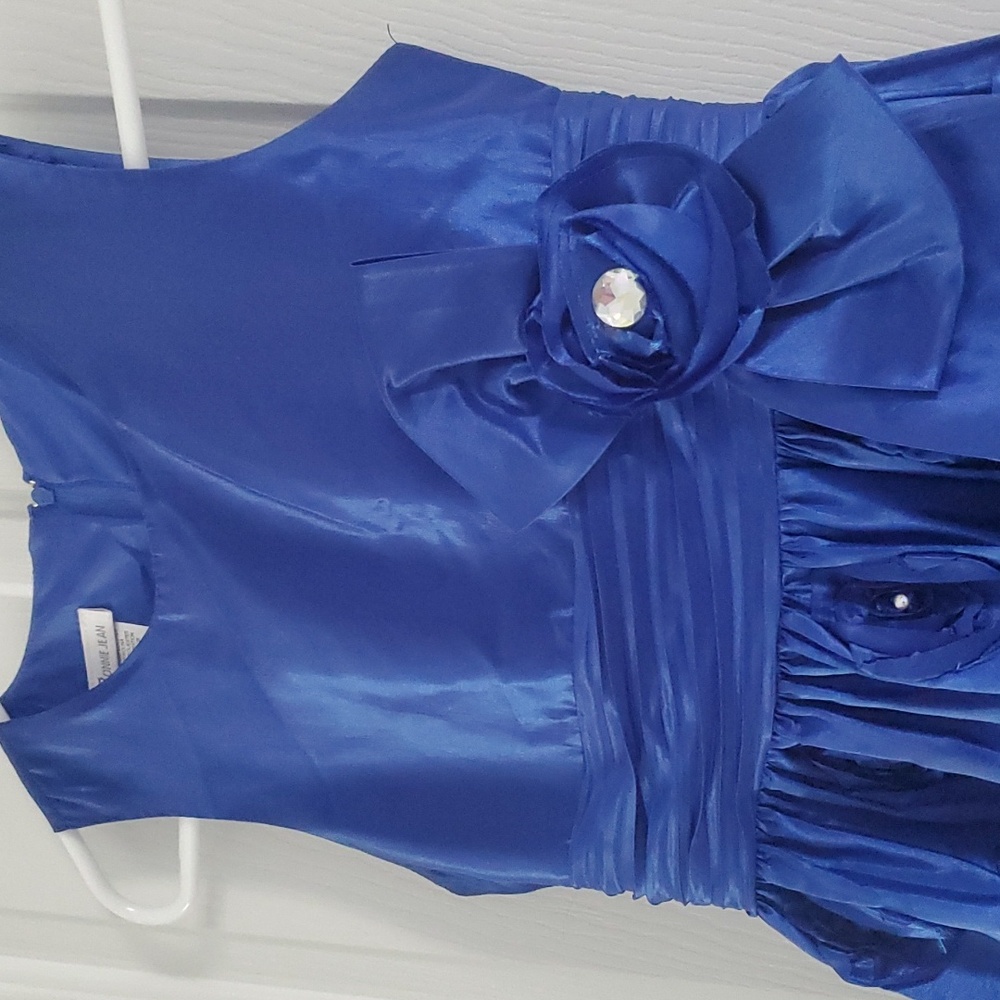 Royal Blue Party Dress- sz12, Bonnie Jean - Picture 6 of 6
